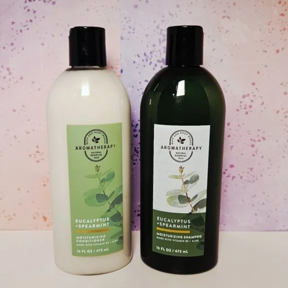 Bath & Body Works Easter Hair Set Eucalyptus & Spearmint Shampoo Conditioner - Picture 3 of 4